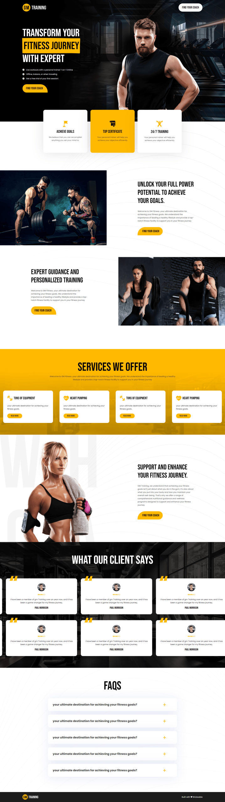 Gym Template