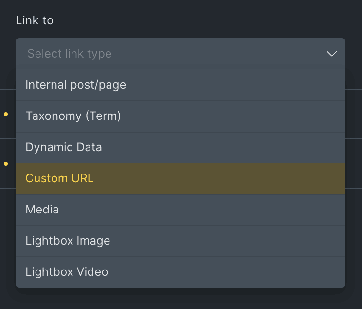 Link Hover Settings